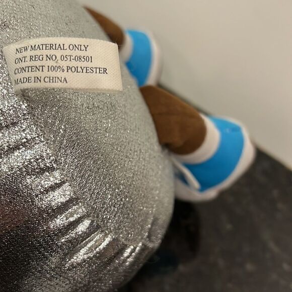 Hershey's Chocolate SILVER HERSHEY KISS CHARACTER 11" Plush STUFFED ANIMAL - Picture 6 of 7